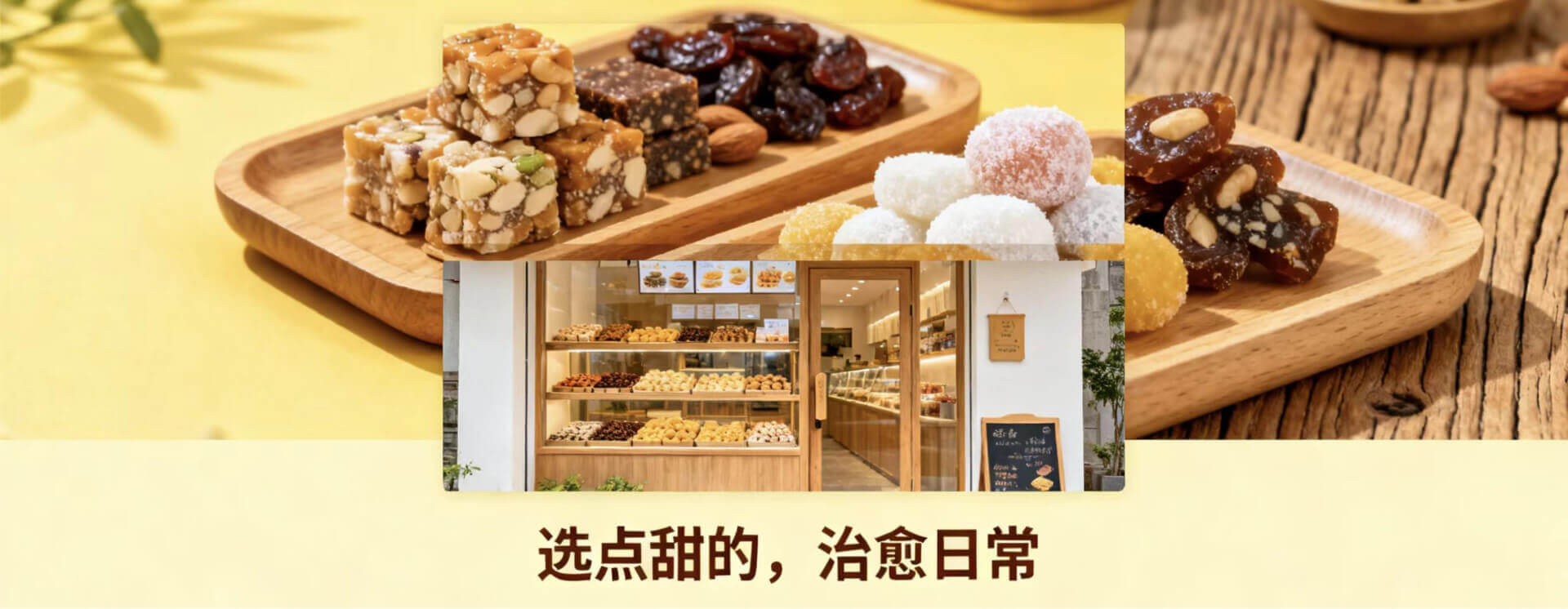 谢小糖食品有限公司网站banner图