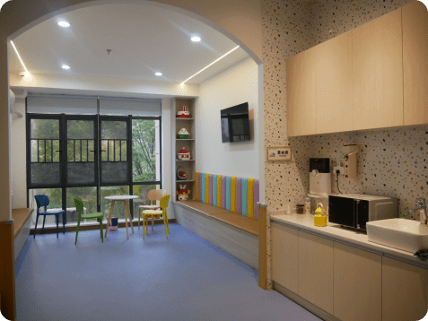 长沙县茁越儿童服务中心家长休息区