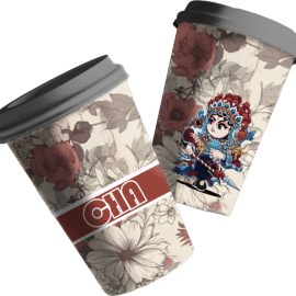 京剧茶杯