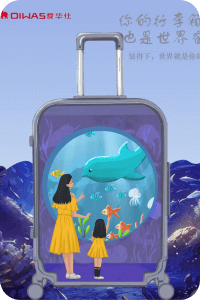 码梦者紫行李箱