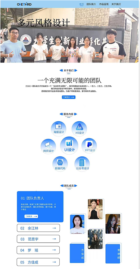 这是三分之一的团队作品