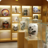 红梅竹鸟鸣酒具