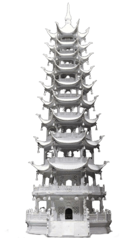 瓷雕玲珑宝塔
