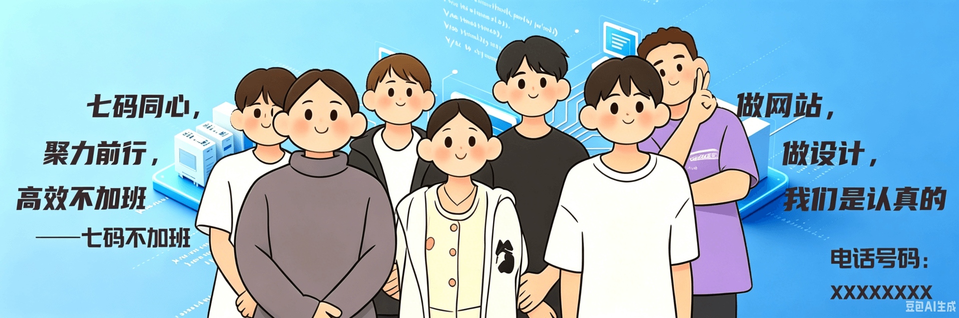 柒序设计banner